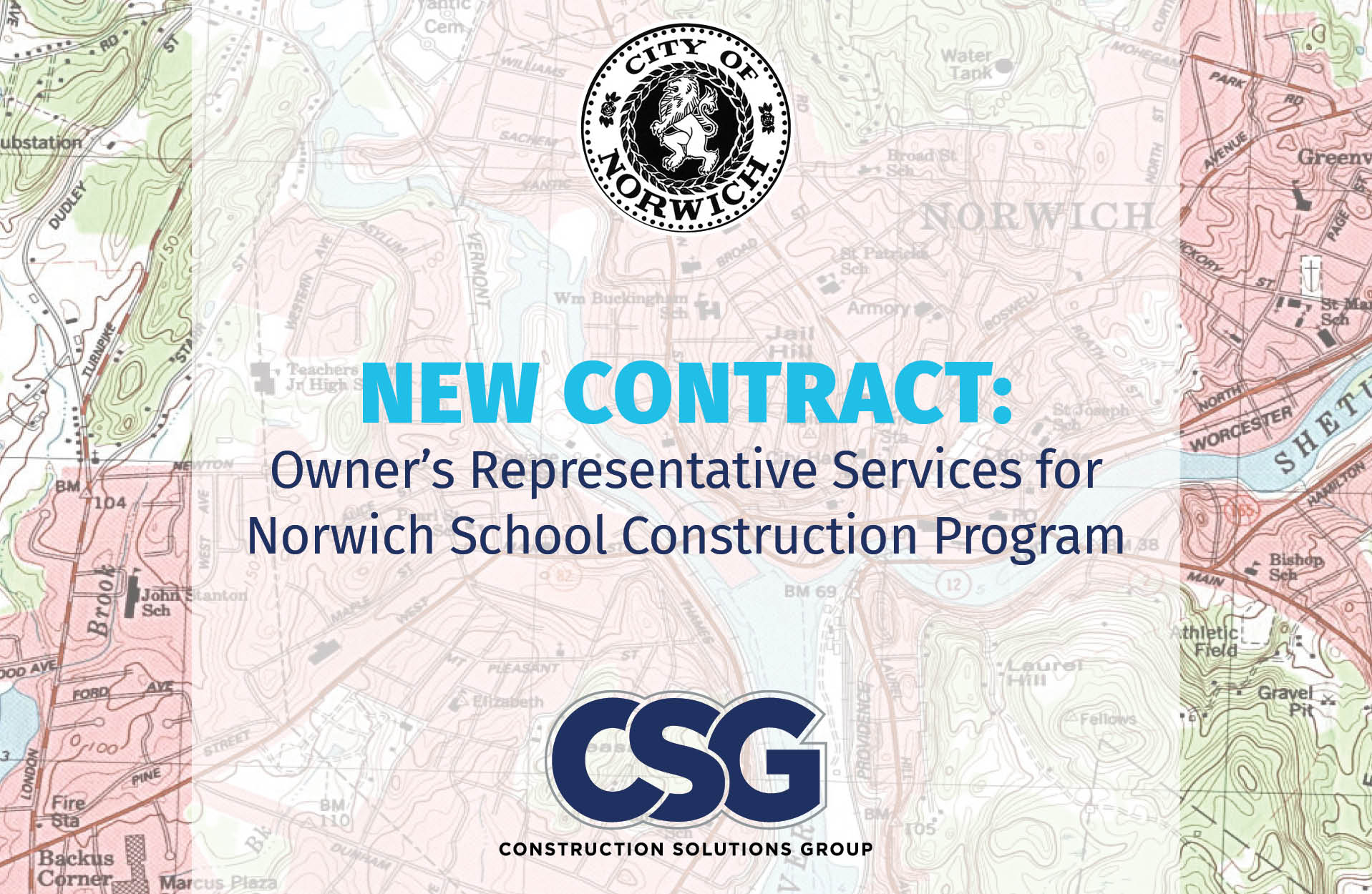 CSG Selected as Program Manager for Norwich Public Schools